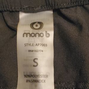 Mono B Black Joggers